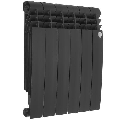 Купить Радиатор биметаллический Royal Thermo BiLiner BM 500/B/06 6 шт-секционный черный  4789596. Характеристики, отзывы и цены в Донецке