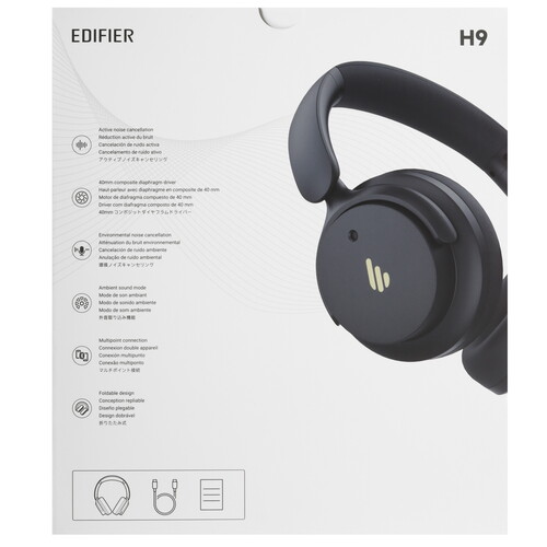 Купить Беспроводные/проводные наушники Edifier H9 черный 2025  5626316. Характеристики, отзывы и цены в Донецке