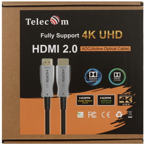 Купить Кабель однонаправленный Telecom HDMI - HDMI, 20 м  5471761. Характеристики, отзывы и цены в Донецке
