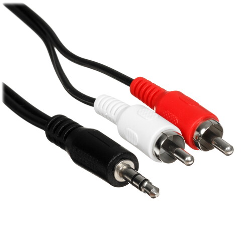 Купить Кабель   VCOM jack 3.5 мм - 2RCA черный  5602644. Характеристики, отзывы и цены в Донецке