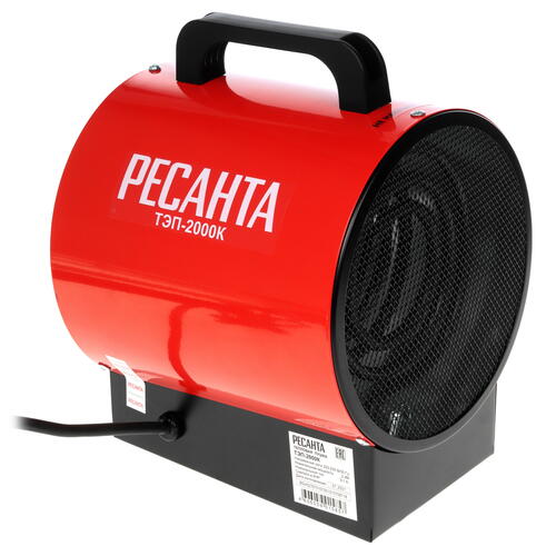Купить Тепловая пушка электрическая Ресанта ТЭП-2000К  1024370. Характеристики, отзывы и цены в Донецке