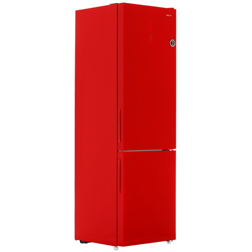 Купить Холодильник с морозильником   DEXP RF-CN350DMG/S красный  9136758. Характеристики, отзывы и цены в Донецке