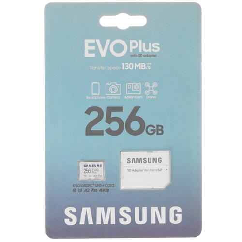 Купить Карта памяти Samsung EVO Plus microSDXC 256 ГБ [MB-MC256KA/APC]  9049563. Характеристики, отзывы и цены в Донецке