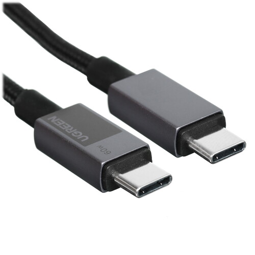 Купить Кабель круглый Ugreen USB Type-C - USB Type-C серый 1 м  5623210. Характеристики, отзывы и цены в Донецке