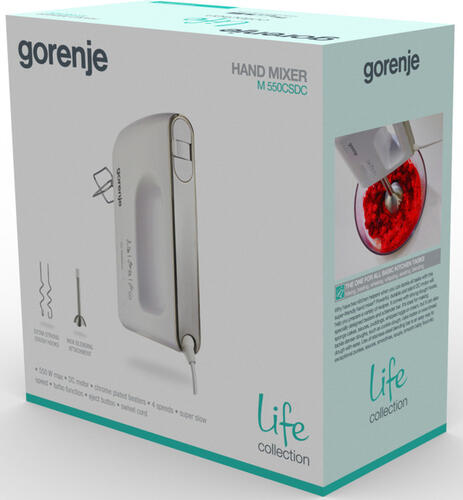 Купить Миксер Gorenje M550CSDC белый  9080838. Характеристики, отзывы и цены в Донецке