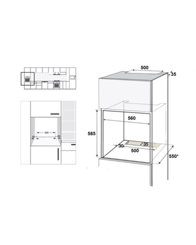 Купить Электрический духовой шкаф SCHTOFF DECOR 1100 черный  9240905. Характеристики, отзывы и цены в Донецке