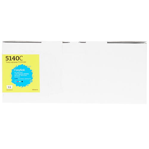 Купить Тонер-картридж лазерный T2 TC-K5140C голубой  8190012. Характеристики, отзывы и цены в Донецке