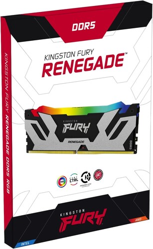 Купить Оперативная память Kingston FURY Renegade Silver RGB  5436209. Характеристики, отзывы и цены в Донецке