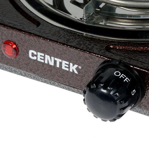 Купить Плита компактная электрическая Centek CT-1508 Siberia коричневый  8142384. Характеристики, отзывы и цены в Донецке