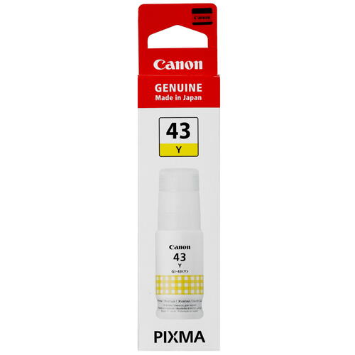 Купить Чернила водорастворимые Canon GI-43 Y желтый  4829826. Характеристики, отзывы и цены в Донецке