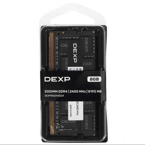 Купить Оперативная память SODIMM DEXP [DEXP8GD4SD24] 8 ГБ  5437496. Характеристики, отзывы и цены в Донецке