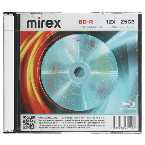 Купить BD-диск Mirex BD-R  5632854. Характеристики, отзывы и цены в Донецке