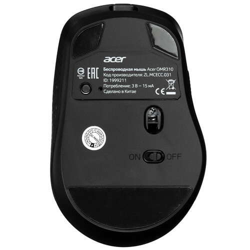 Купить Мышь беспроводная Acer OMR310  9216590. Характеристики, отзывы и цены в Донецке