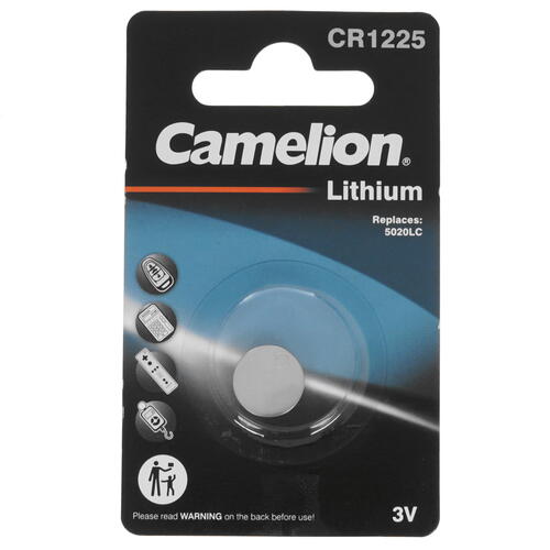 Купить Батарейка Camelion Lithium плоская / CR1225  9105815. Характеристики, отзывы и цены в Донецке