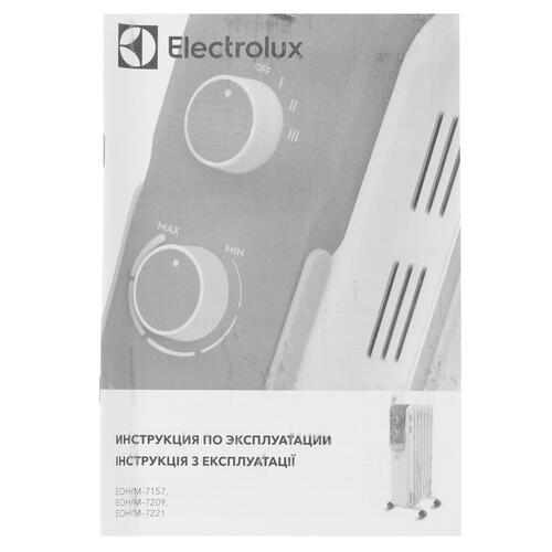 Купить Масляный обогреватель Electrolux EOH/M-7209 белый  1133536. Характеристики, отзывы и цены в Донецке