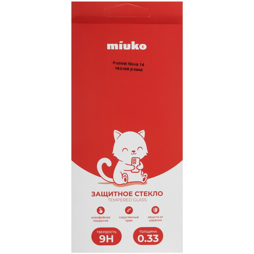 Купить Защитное стекло Miuko для экрана HUAWEI nova 14  9309918. Характеристики, отзывы и цены в Донецке