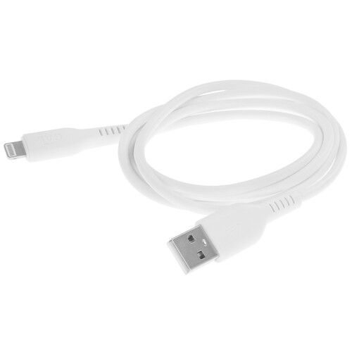 Купить Кабель круглый GAL Lightning 8-pin - USB 2.0 Type-A белый 1 м  9051474. Характеристики, отзывы и цены в Донецке