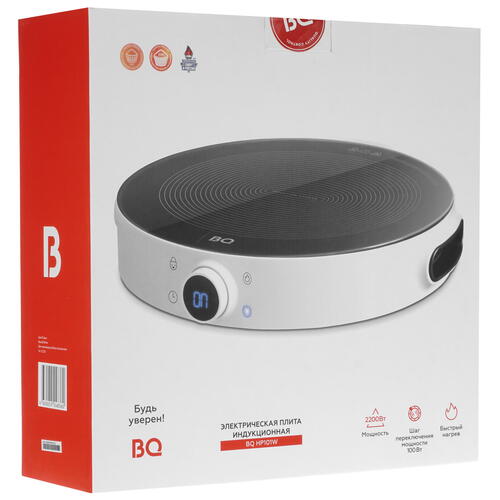Купить Плита компактная электрическая BQ HP101W белый  5352964. Характеристики, отзывы и цены в Донецке