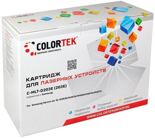 Купить Картридж лазерный Colortek MLT-D203E черный  8157574. Характеристики, отзывы и цены в Донецке
