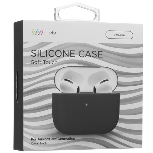 Купить Чехол vlp для Apple AirPods 3, Axxa AB-01, Deppa Air Nova, Kenshi AP-W03, черный  4883637. Характеристики, отзывы и цены в Донецке