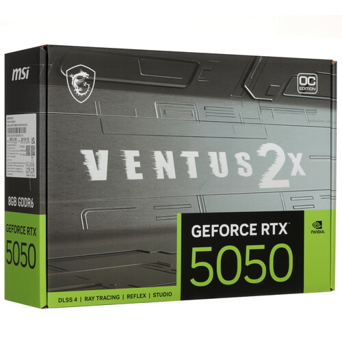 Купить Видеокарта MSI GeForce RTX 5050 VENTUS 2X OC  5633000. Характеристики, отзывы и цены в Донецке