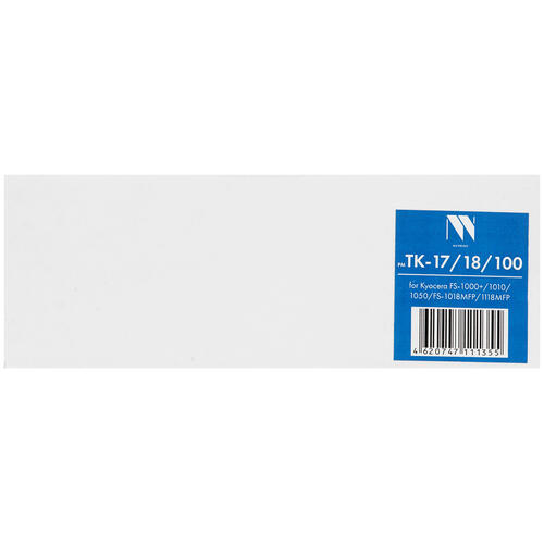 Купить Картридж лазерный NV Print TK-17/18/100 черный  0186818. Характеристики, отзывы и цены в Донецке