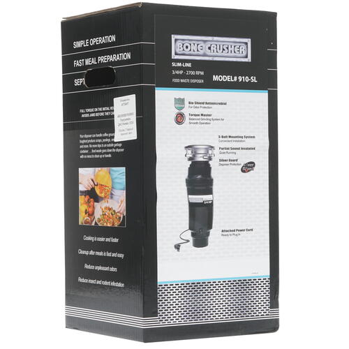 Купить Измельчитель пищевых отходов Bone Crusher BC 910 AS SL Slim Line  8136838. Характеристики, отзывы и цены в Донецке