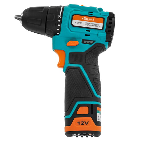 Купить Дрель-шуруповерт Sturm! CD1235 1BatterySystem 12V  9127188. Характеристики, отзывы и цены в Донецке