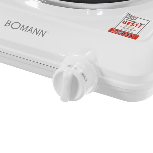 Купить Плита компактная электрическая Bomann EKP 5027 CB белый  5327197. Характеристики, отзывы и цены в Донецке