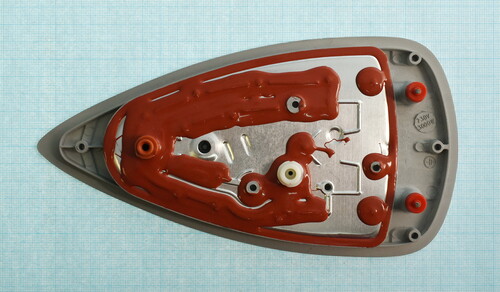 Купить ТЭН (С подошвой в сборе) для утюга Reoka RKI-CE3000 (3000W) [N/A]  9032805. Характеристики, отзывы и цены в Донецке