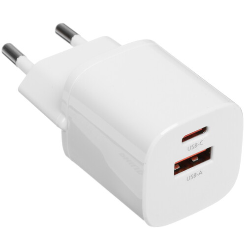 Купить Сетевое зарядное устройство Philips белый  5494057. Характеристики, отзывы и цены в Донецке