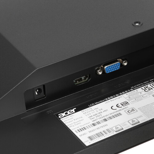 Купить 21.5" Монитор Acer EK221QHbi черный  5455434. Характеристики, отзывы и цены в Донецке