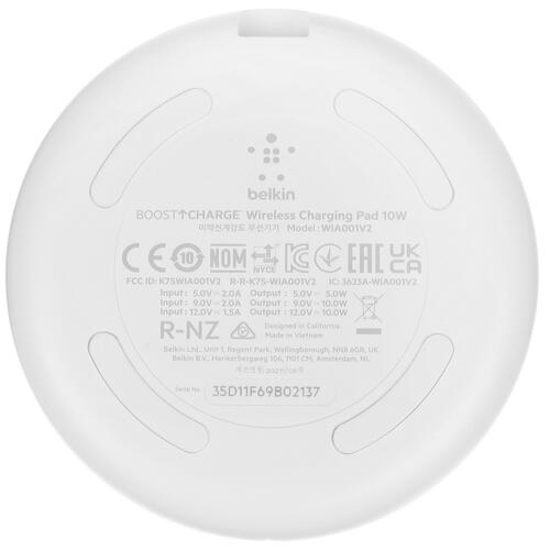 Купить Беспроводное зарядное устройство Belkin WIA001btWH  5367385. Характеристики, отзывы и цены в Донецке