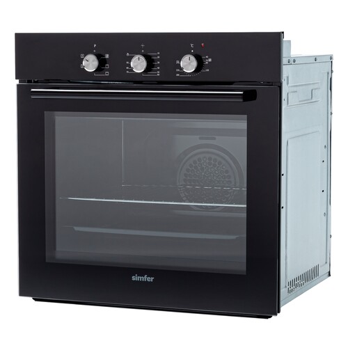 Купить Электрический духовой шкаф Simfer B6EB16001 черный  9240915. Характеристики, отзывы и цены в Донецке