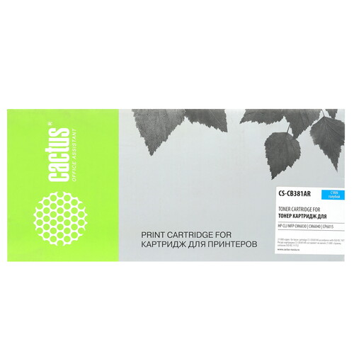 Купить Картридж лазерный Cactus CS-CB381AR голубой  7964906. Характеристики, отзывы и цены в Донецке