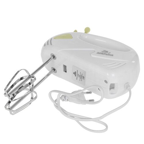 Купить Миксер Добрыня DO-2324 белый  9232421. Характеристики, отзывы и цены в Донецке