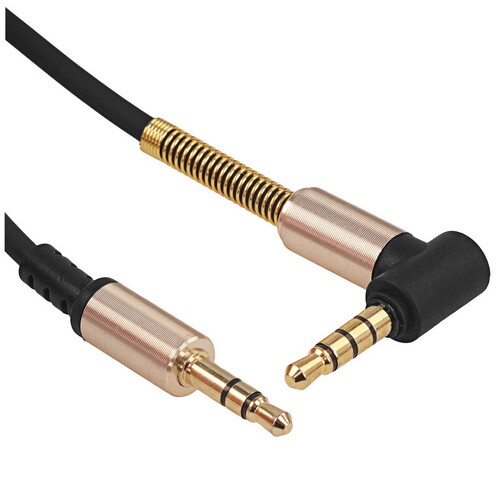 Купить Кабель   Hoco jack 3.5 мм - jack 3.5 мм черный  9238005. Характеристики, отзывы и цены в Донецке