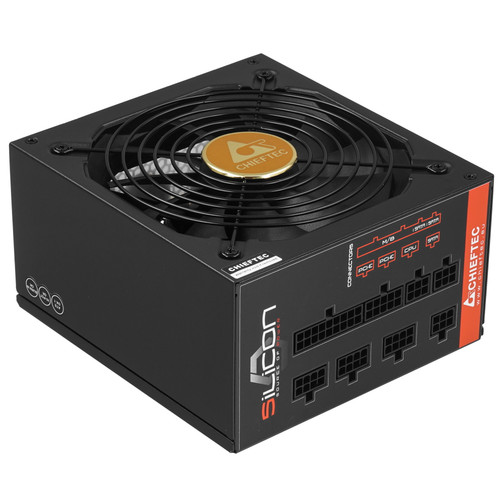 Купить Блок питания Chieftec Silicon 650W [SLC-650C] черный  1369924. Характеристики, отзывы и цены в Донецке