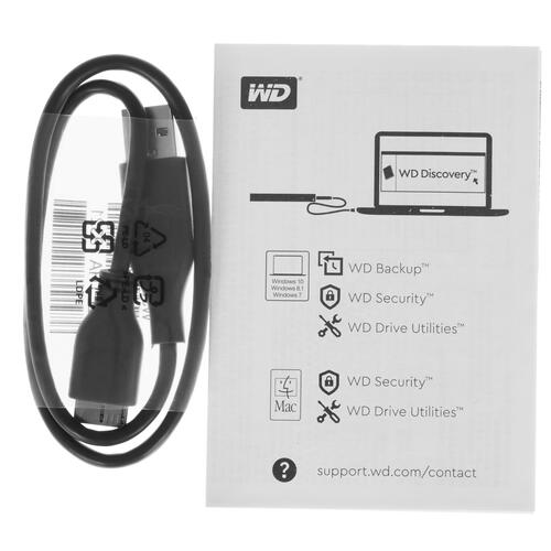 Купить 4 ТБ Внешний HDD WD My Passport [WDBPKJ0040BBK-WESN]  5062217. Характеристики, отзывы и цены в Донецке