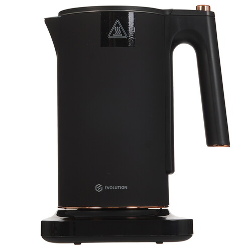 Купить Электрочайник EVOLUTION KP22151L THERMOCONTROL черный  9207813. Характеристики, отзывы и цены в Донецке