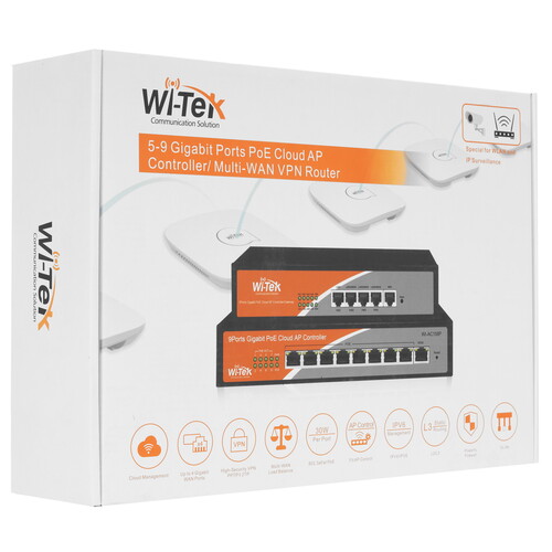 Купить Контроллер Wi-Tek WI-AC108P  5367622. Характеристики, отзывы и цены в Донецке