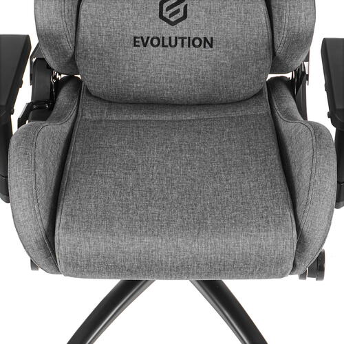 Купить Кресло игровое Evolution LEGEND серый  5095157. Характеристики, отзывы и цены в Донецке