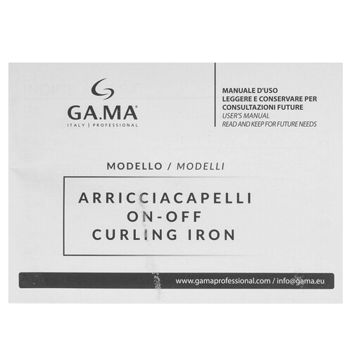 Купить Щипцы для завивки волос GA.MA Curling Iron Tourmaline 33  1372586. Характеристики, отзывы и цены в Донецке