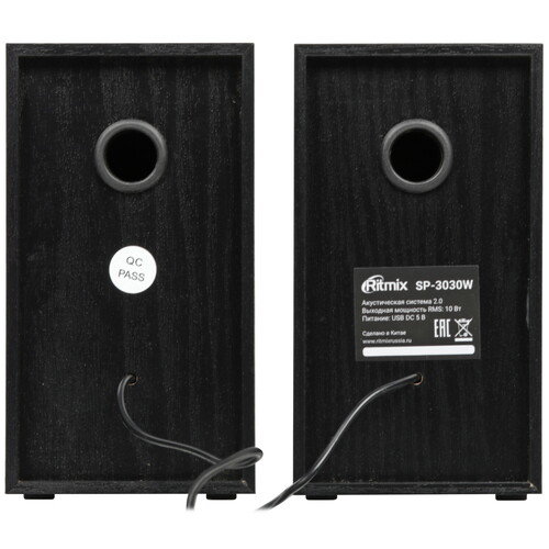 Купить Колонки Ritmix SP-3030W черный  9316024. Характеристики, отзывы и цены в Донецке