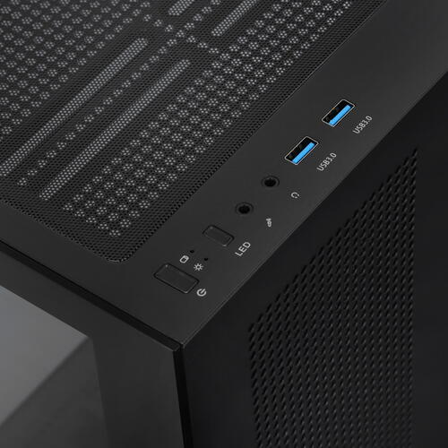 Купить Корпус ARDOR GAMING Crystal CC1  черный  5437171. Характеристики, отзывы и цены в Донецке