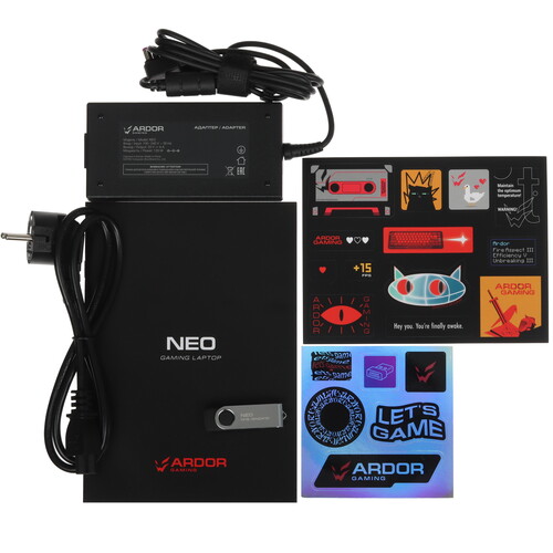 Купить 15.6" Ноутбук ARDOR GAMING NEO N15-I5ND410 черный  9126366. Характеристики, отзывы и цены в Донецке