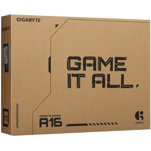 Купить 16" Ноутбук GIGABYTE GAMING A16 CTH черный  5638080. Характеристики, отзывы и цены в Донецке