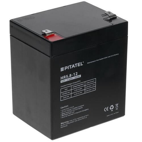 Купить Аккумуляторная батарея для ИБП Pitatel HR5.8-12  8151419. Характеристики, отзывы и цены в Донецке