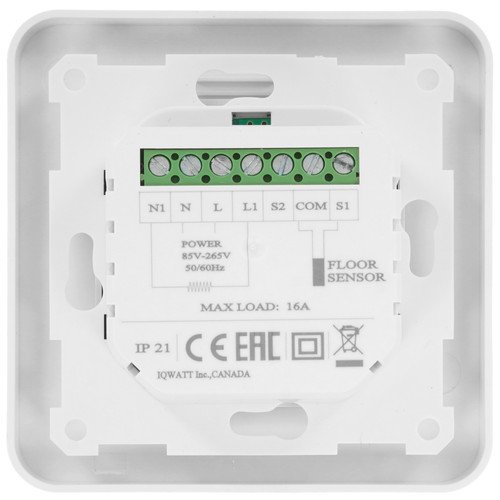 Купить Умный терморегулятор IQWATT SMART HEAT 00411  5495983. Характеристики, отзывы и цены в Донецке