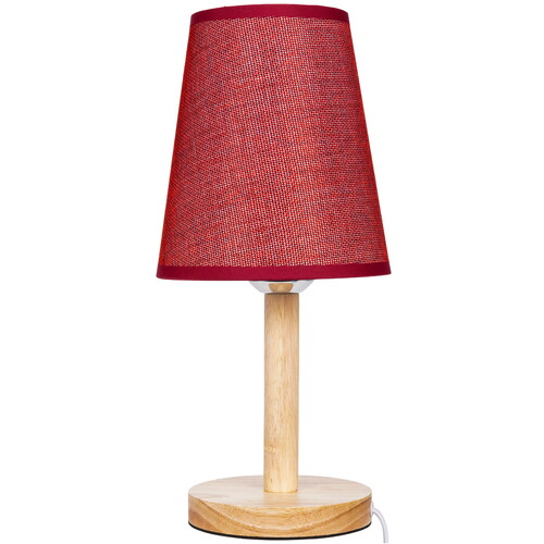Купить Настольный светильник RISALUX Бордо красный  9176737. Характеристики, отзывы и цены в Донецке